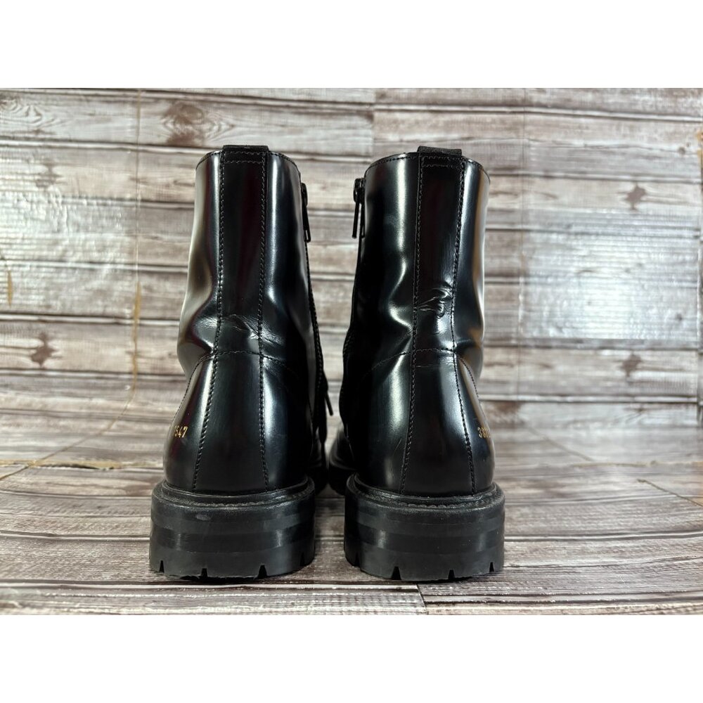 Common Projects Combat Leather Boot size 37 UE 7 US color Black - Picture 4 of 8